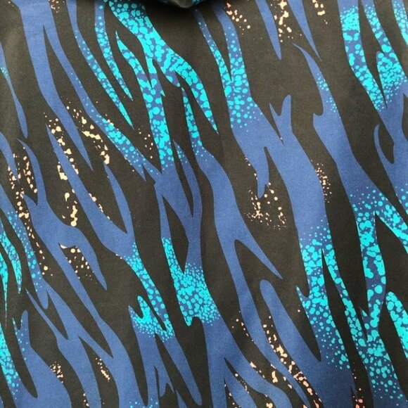 90’s style multicoloured windbreaker teal  animal - Picture 11 of 15